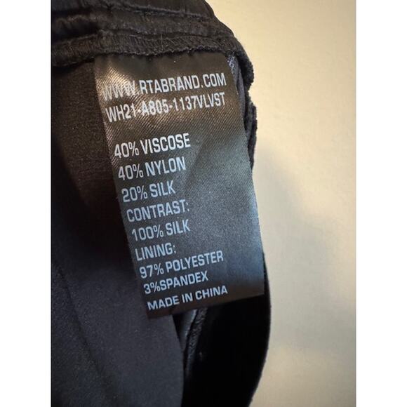 RtA Fiona Pant in Velvet Shiny Stripe NWOT Small - Picture 7 of 12